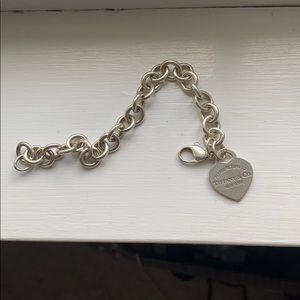 Tiffany Heart Tag Charm Bracelet